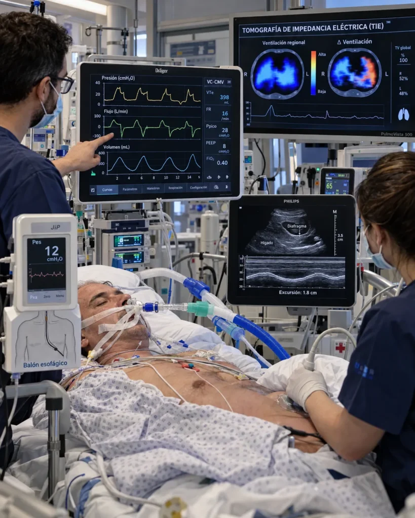 Evaluacion multimodal del esfuerzo ventilatorio invasivo y no invasivo